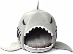 MikaMax Haai Hondenmand - Kattenmand - Dierenmand - Huisdierkussen - Mand Of Bed - Origineel - Extra Zacht Materiaal - 42 X 42 X 36 Cm -Dieren Product Winkel 1200x892 2