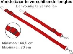 Hondenriem Autogordel Hondentuig Hondengordel Verstelbaar - Rood 10 Hondenriem Autogordel Hondentuig Hondengordel Verstelbaar - Rood -Dieren Product Winkel 1200x893 8