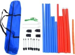 Merkloos Honden Agility Set - 23-delig - Agility Voor De Hond - Agility - Honden Parcours - Honden Training - Rood/Blauw -Dieren Product Winkel 1200x895 6