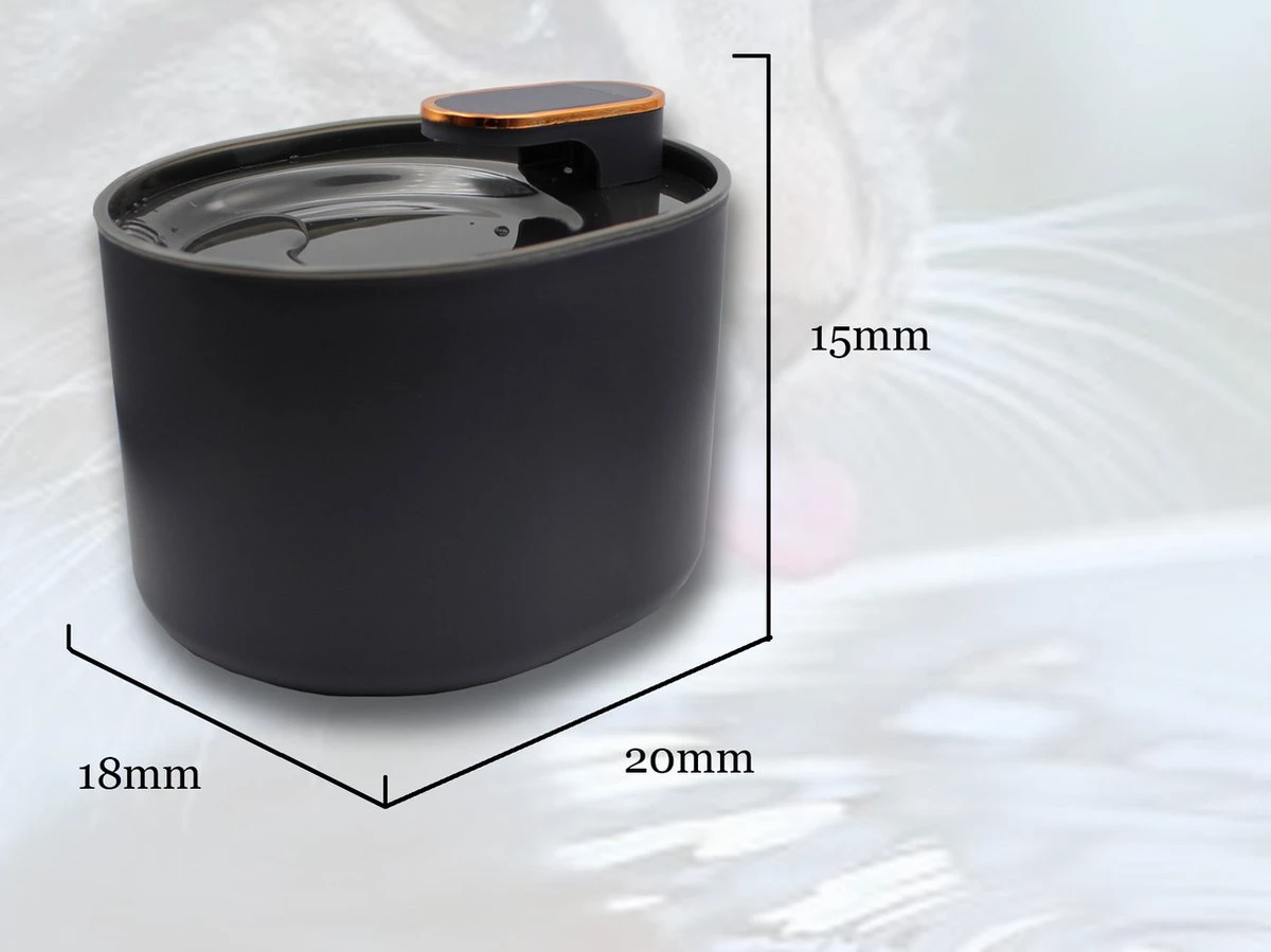 Merkloos Drinkfontein Kat En Hond - Pet Water Dispenser - 3L - DonkerBlauw 4 Merkloos Drinkfontein Kat En Hond - Pet Water Dispenser - 3L - DonkerBlauw - Afbeelding 4