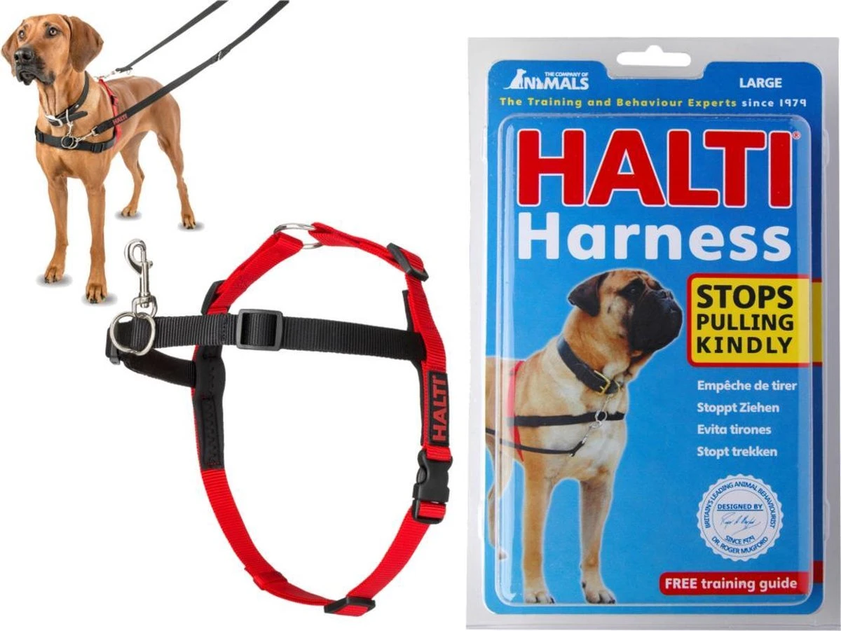 Company Of Animals Halti Harnass - Anti Trektuigje - Hond - Large - Borstomvang Boven De 80 Cm – Zwart 7 Company Of Animals Halti Harnass - Anti Trektuigje - Hond - Large - Borstomvang Boven De 80 Cm – Zwart - Afbeelding 7