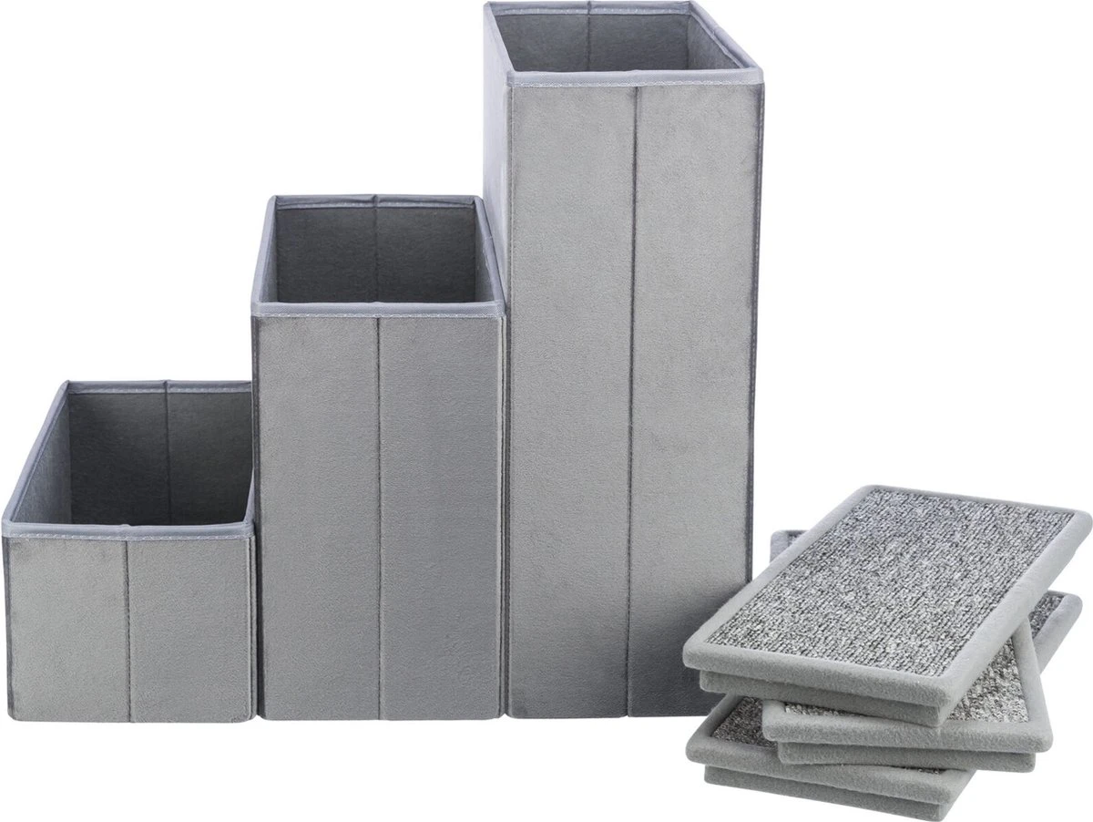 Trixie Trap Met Opbergruimte Grijs 34x50x45 Cm 9 Trixie Trap Met Opbergruimte Grijs 34x50x45 Cm - Afbeelding 9