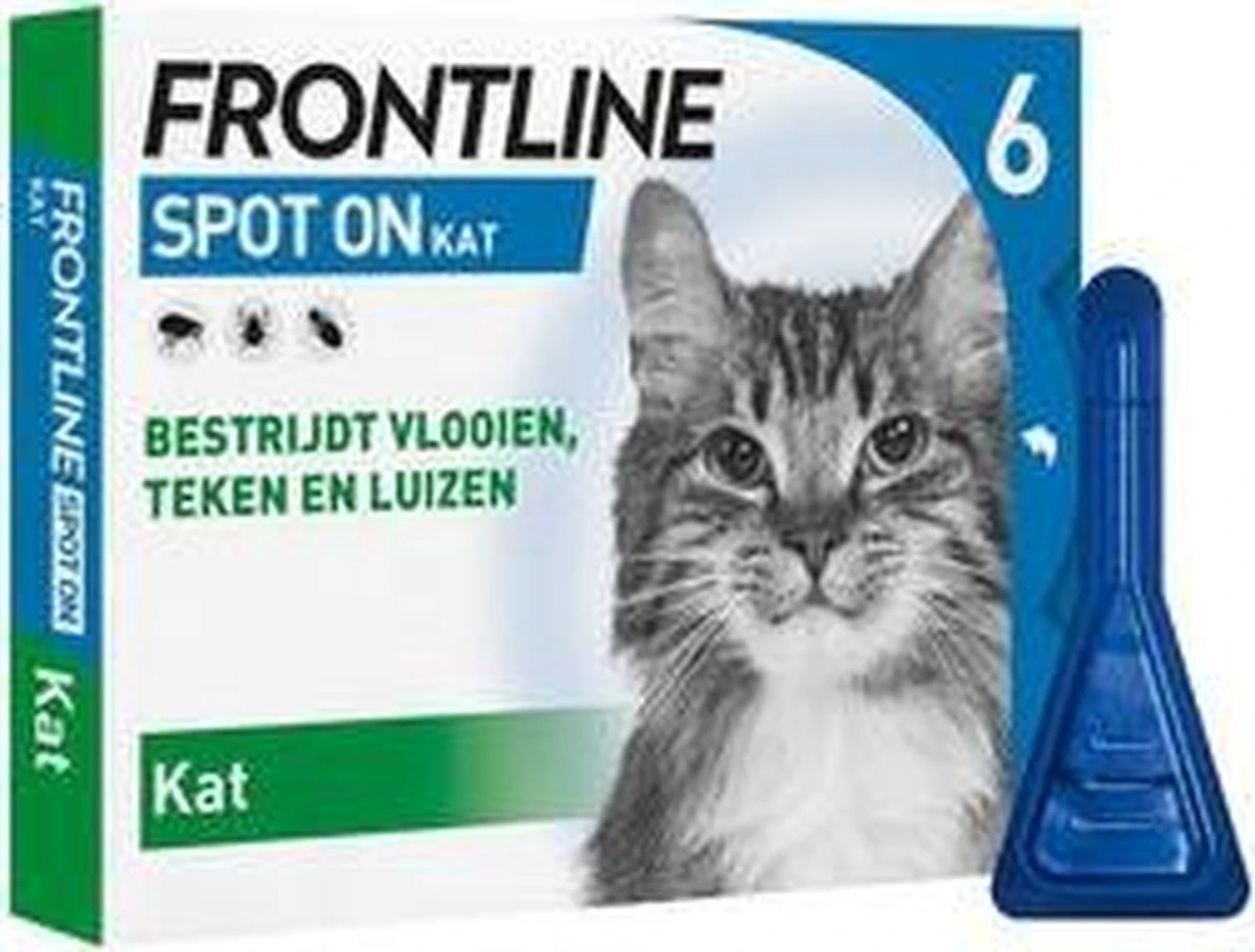 Frontline Spot-On Anti Vlooienmiddel Kat - 6 Pipetten 11 Frontline Spot-On Anti Vlooienmiddel Kat - 6 Pipetten - Afbeelding 11