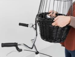 Trixie Wilgen Fietsmand Voorop Zwart Met Kussen En Kap - 50X41X35 CM -Dieren Product Winkel 1200x911 8