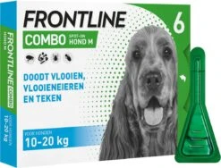 Frontline Combo - M: Van 10 Tot 20 Kg - Anti Vlooienmiddel En Tekenmiddel - Hond - 6 Pipetten -Dieren Product Winkel 1200x913 7