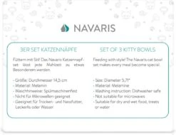 Navaris Voerbakjes Voor Katten - Set Van 3 Voer- En Waterbakken - Met Kattenkopjes Vorm - Antislip - Etensbakjes In Grijs, Wit En Zwart 12 Navaris Voerbakjes Voor Katten - Set Van 3 Voer- En Waterbakken - Met Kattenkopjes Vorm - Antislip - Etensbakjes In Grijs, Wit En Zwart -Dieren Product Winkel 1200x921 2
