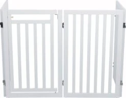 Trixie Hondenhek Met Deur Wit - 60-160 X 81 CM -Dieren Product Winkel 1200x931 3