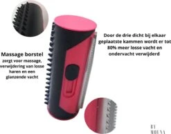 Ondervacht Kam- Hond Borstel - Klittenkam Voor Honden En Katten – Verwijderd Klitten En Voorkomt Verharing- Hondenkam Langharig - Hondenborstel Kortharig- Huisdierborstel - Vachtverzorging- Hondenborstel Rood -Dieren Product Winkel 1200x938 1