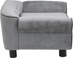 VidaXL Hondenbank 72x45x30 Cm Pluche Grijs -Dieren Product Winkel 1200x947 5