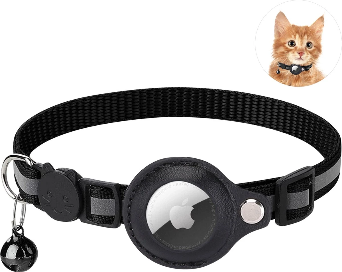 Airtag Halsband Kat - Apple Airtag Kat- & Hond - Airtag Katten Halsband - 5 Cm T/m 35 Cm - Reflecterend & Comfortabel | Apple Airtag Niet Inbegrepen! 1 Airtag Halsband Kat - Apple Airtag Kat- & Hond - Airtag Katten Halsband - 5 Cm T/m 35 Cm - Reflecterend & Comfortabel | Apple Airtag Niet Inbegrepen!