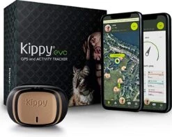 NR 1 GPS Tracker - Kippy - Onbeperkt, Geen Maximale Afstand - Voor Heel Europa - GPS Tracker Hond En Activiteitenmonitor - De Nieuwe GPS-tracker Halsband En Activiteiten Tracker Voor Honden En Katten, 38 Gr, Waterdicht, 10 Dagen Batterij, Stijlvol