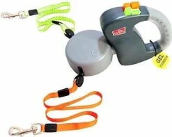 Wigzi Dual Doggie 2.0 Voor Twee Honden - Hondenriem - Grijs - 3m - <22 Kg (per Hond) -Dieren Product Winkel 1200x958 2