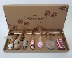 Make Life Beautiful® - Kattenspeeltjes Set - 7-delig - Kattenspeelgoed - Kattenhengel - Speelmuisjes - Kattenspeelgoed Set 18 Make Life Beautiful® - Kattenspeeltjes Set - 7-delig - Kattenspeelgoed - Kattenhengel - Speelmuisjes - Kattenspeelgoed Set -Dieren Product Winkel 1200x968