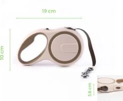 Hondenriem - Leiband Hond - Rollijn - 5 Meter - Beige - Riem Met Oprolsysteem - Hondenriem Flexi - Hondenlijn - Uitlaatriem -Dieren Product Winkel 1200x980 1