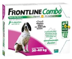 Frontline Combo - L: Van 20 Tot 40 Kg - Anti Vlooienmiddel En Tekenmiddel - Hond - 6 Pipetten -Dieren Product Winkel 1200x981 10
