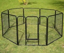 Merkloos Topmast Premium Puppyren - 80 Cm Hoog - 640 Cm Omtrek - Hondenren - Hondenhok - Antraciet -Dieren Product Winkel 1200x995 11