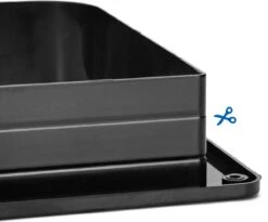 Nobleza Kattenluik Met Tunnel - 4 Vergrendelingsstanden - Weerbestendig - Binnen En Buiten - 28.5 X 25 Cm - Maat XL - Zwart -Dieren Product Winkel 1200x995