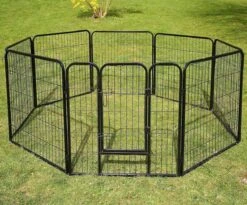 Topmast Premium Puppyren - Zwart - Hondenren - Opvouwbaar - 80 Cm Hoog - Binnen - Voor Puppy's En Honden 7 Topmast Premium Puppyren - Zwart - Hondenren - Opvouwbaar - 80 Cm Hoog - Binnen - Voor Puppy's En Honden -Dieren Product Winkel 1200x995 9
