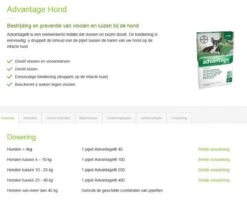 Bayer Anti Vlooienmiddel Advantage 400 25 - 40 Kg - 4 Pipetten -Dieren Product Winkel 1200x998 7