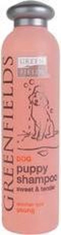 Greenfields - Milde Hondenshampoo Puppy - Zachte Shampoo Met Babypoeder Geur - Inhoud 270 Ml Of 5 Liter - 270 Ml -Dieren Product Winkel 315x1200