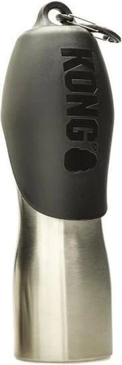 KONG H2O 740 Ml Rvs Waterfles Zwart -Dieren Product Winkel 402x1200 1