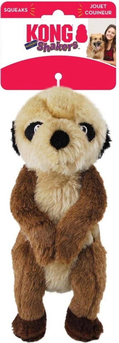 Kong Shakers Passports Stokstaartje Pluche (24X10X14,5 CM) 2 Kong Shakers Passports Stokstaartje Pluche (24X10X14,5 CM) - Afbeelding 2