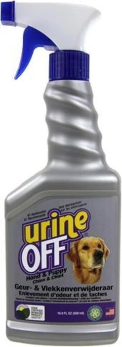 Urine Off Geur En Vlekverwijderaar Voor Hond En Puppy Urine - 1 ST à 500 ML -Dieren Product Winkel 423x1200