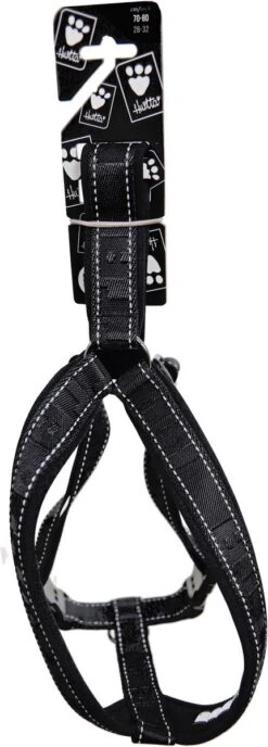 Hurtta Padded Tuig Y-Model Zwart - Hondenharnas - 80 Cm -Dieren Product Winkel 431x1200 5