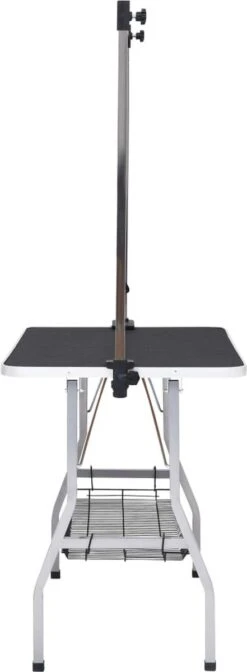 VIDAXL Hondentrimtafel Verstelbaar Met 2 Lussen En Opbergschap -Dieren Product Winkel 441x1200