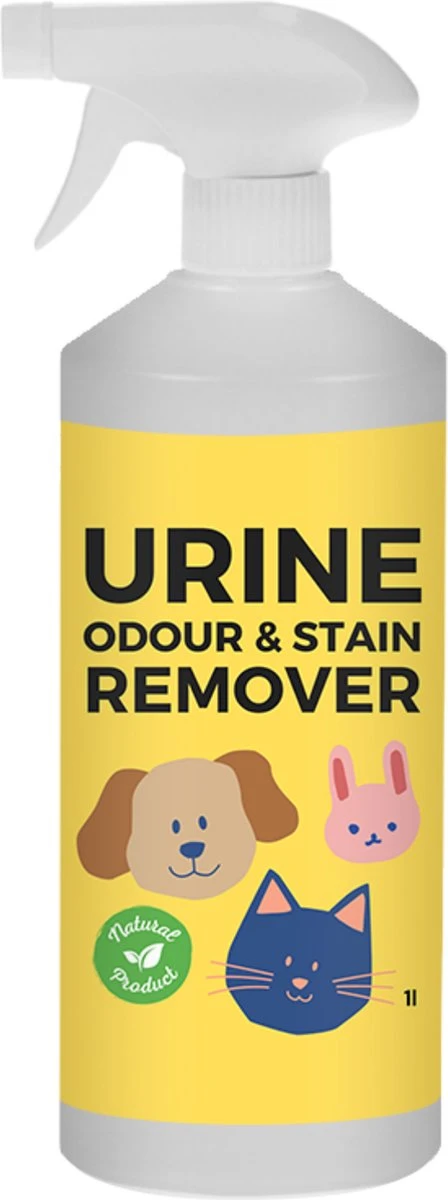 Urine Odour & Stain Remover - Urinegeur Verwijderen - Urine Vlekken Verwijderen - Natuurlijk En Veilig - Geurverwijderaar - Vlekkenverwijderaar - Weg Met Nare Geurtjes - Hond - Kat - 1 Liter 1 Urine Odour & Stain Remover - Urinegeur Verwijderen - Urine Vlekken Verwijderen - Natuurlijk En Veilig - Geurverwijderaar - Vlekkenverwijderaar - Weg Met Nare Geurtjes - Hond - Kat - 1 Liter