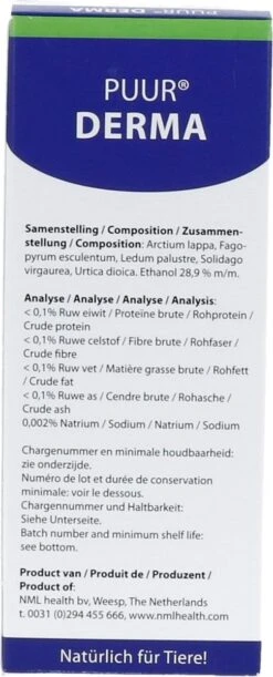 Puur Natuur Derma (voorheen Jeuk) - 50 Ml -Dieren Product Winkel 485x1200 3