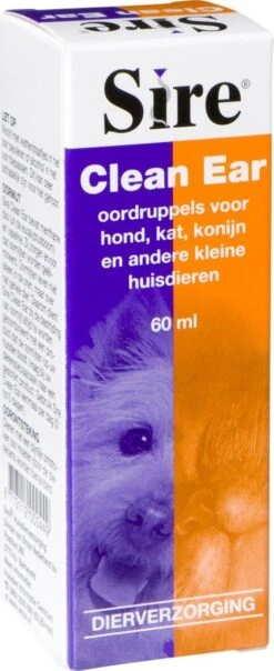 Sire Clean Ear - Oorreiniger - 60 Ml -Dieren Product Winkel 491x1200 5