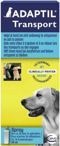 Adaptil Antistressmiddel - Transport Spray Hond - 20 Ml 22 Adaptil Antistressmiddel - Transport Spray Hond - 20 Ml -Dieren Product Winkel 501x1200 1