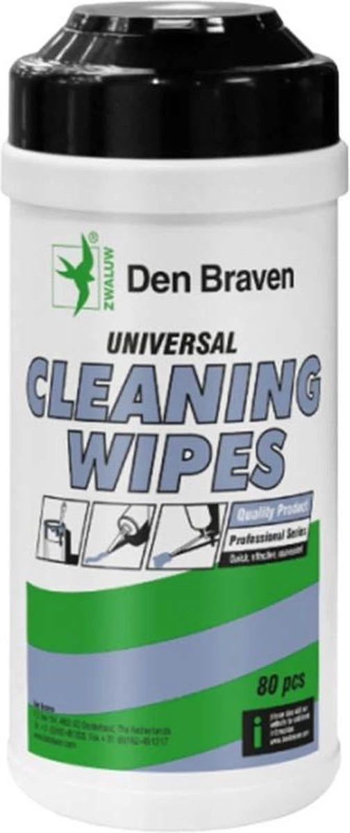 Zwaluw Universal Cleaning Wipes 80 St 1 Zwaluw Universal Cleaning Wipes 80 St