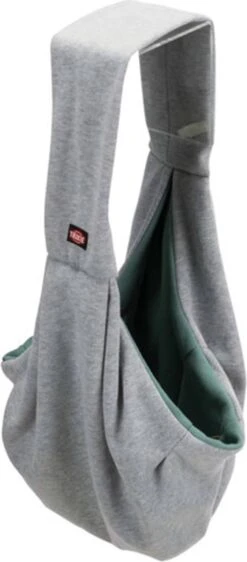 Trixie Junior Hondentas Buikdrager Lichtgrijs / Mintgroen - 60X22X20 CM -Dieren Product Winkel 527x1200 1