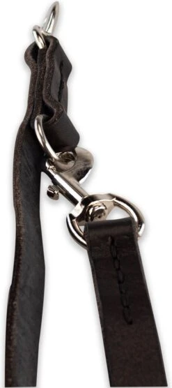 Multifunctionele Hondenriem - 220cm - Zwart - Leren Hondenriem - 100% Volnerfleer - Hondenriem Leer - Leiband Hond -Dieren Product Winkel 533x1200