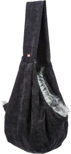 Trixie - Buikdrager Soft Grijs-zwart 20 X 20 X 60 Cm