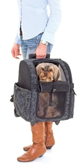 Flamingo - Hondenbuggy Smart City - Zwart - 32 X 29 X 52 Cm -Dieren Product Winkel 566x1200 2