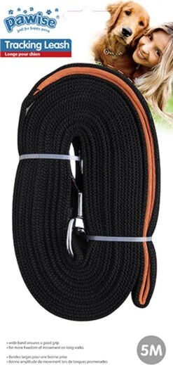 Pawise Lange Trainingslijn – Hondenriem Tot 5m – Brede Band Met Grip – Ideaal Voor Hondentraining – Uitlaatriem Van Hoge Kwaliteit Katoen -Dieren Product Winkel 571x1200