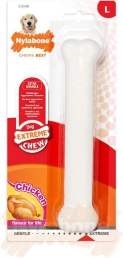 Nylabone Harde Bijters Kluif - Kip - Voor Honden Tot 15 Kg 15 Nylabone Harde Bijters Kluif - Kip - Voor Honden Tot 15 Kg -Dieren Product Winkel 572x1200 3