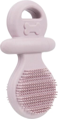 Merkloos Fopspeen Natuurrubber Paars 9 Cm ( Honden Bijtring Puppy ) -Dieren Product Winkel 587x1200 1