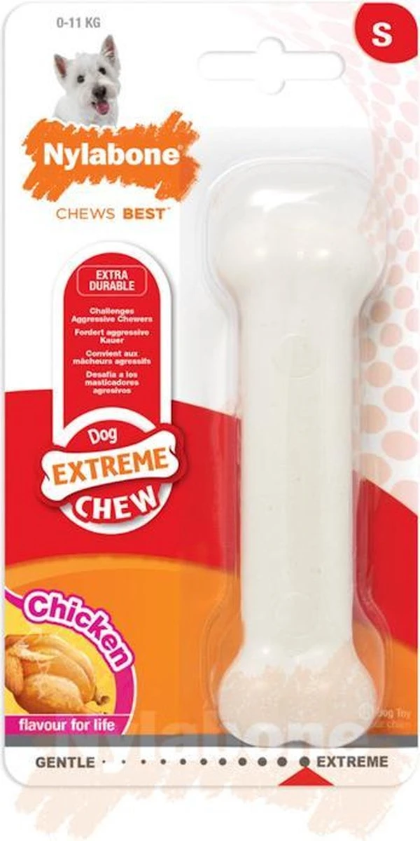 Nylabone Harde Bijters Kluif - Kip - Voor Honden Tot 15 Kg 12 Nylabone Harde Bijters Kluif - Kip - Voor Honden Tot 15 Kg - Afbeelding 12