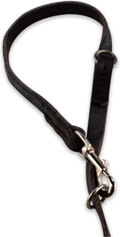 Multifunctionele Hondenriem - 220cm - Zwart - Leren Hondenriem - 100% Volnerfleer - Hondenriem Leer - Leiband Hond -Dieren Product Winkel 609x1200