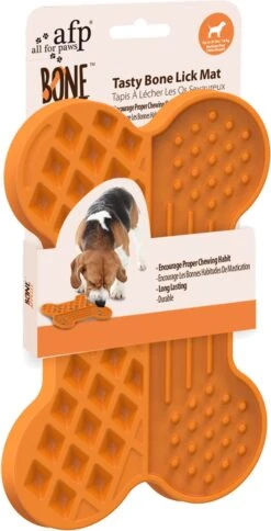 All For Paws AFP Bone Appetit - Tasty Bone Lick Mat - L - Honden Likmat