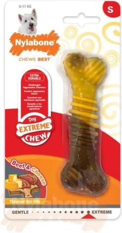 Nylabone Extreme Kauwbot Met Rund- En Kaassmaak - Voor Krachtige Kauwers - In S/M/XL - X-Large 23 Nylabone Extreme Kauwbot Met Rund- En Kaassmaak - Voor Krachtige Kauwers - In S/M/XL - X-Large -Dieren Product Winkel 628x1200 3