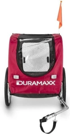 DURAMAXX King Rex Hondenfietskar Rijwielaanhanger - 250 Liter - Van Dieren Tot 40 Kg - 16" Luchtbanden - Staal -Dieren Product Winkel 631x1200 4