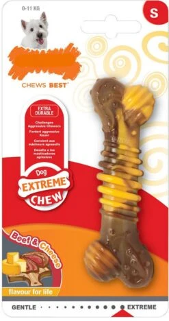 Nylabone Extreme Kauwbot Met Rund- En Kaassmaak - Voor Krachtige Kauwers - In S/M/XL - X-Large 34 Nylabone Extreme Kauwbot Met Rund- En Kaassmaak - Voor Krachtige Kauwers - In S/M/XL - X-Large -Dieren Product Winkel 633x1200 4