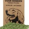 VEDIC® - Hondenpoepzakjes - 100% Composteerbaar - Biologisch Afbreekbaar - 300 Stuks - Extra Sterk - 23 X 33cm