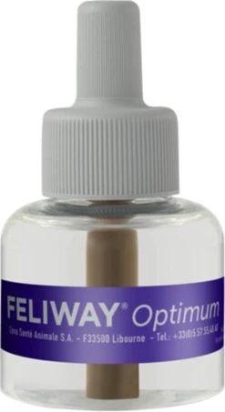 Feliway Optimum - Navulling - Flacon 48ml - Anti-stress Kat 11 Feliway Optimum - Navulling - Flacon 48ml - Anti-stress Kat -Dieren Product Winkel 654x1200 1