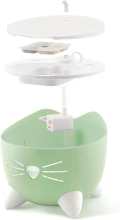Catit Pixi Fountain - Kattendrinkbak - 20x20x16 Cm Groen -Dieren Product Winkel 654x1200 3
